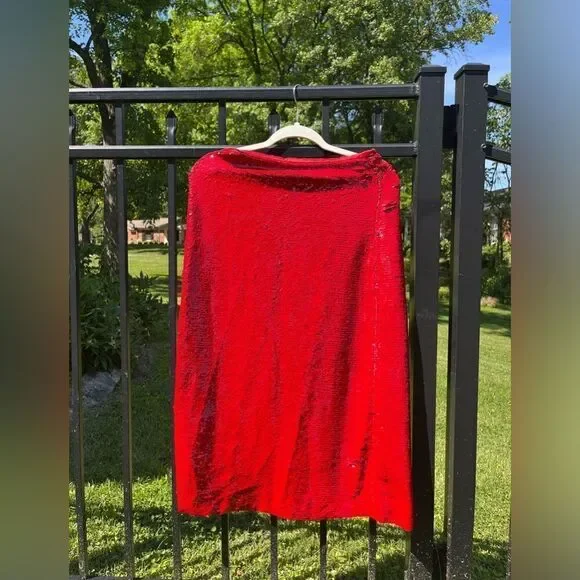 Le Superbe Jolie Sequin Midi Skirt NWT - Picture 11 of 11